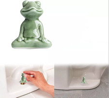 Kung Fu Frog Ceramic Toilet Bolt Covers, Ceramic Frog Toilet Bolt Cover