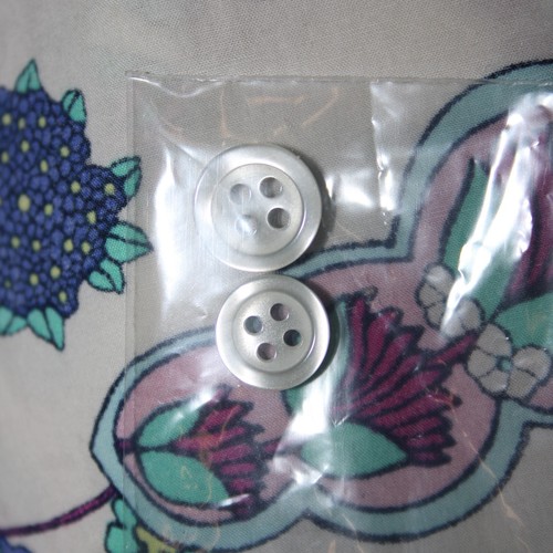 Talbots NEW $60 Sz 3X White Purple Multi Color Floral Button 100% Cotton Top - Picture 15 of 21