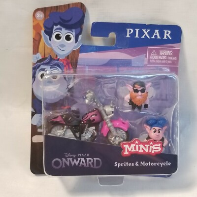 Disney Pixar Onward Sprites & Motorcycle Mini Figure New