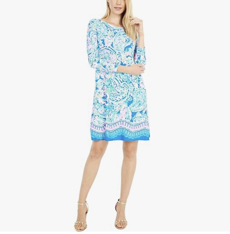 lilly pulitzer ophelia metallic swing dress Lilly Pulitzer Ophelia Dress Pink It Was All A Dream Dress Women Size Xl -