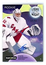 2022-23 UD SYNERGY LIGHT UP THE NIGHT ROOKIE RC AUTO /99 PYOTR KOCHETKOV