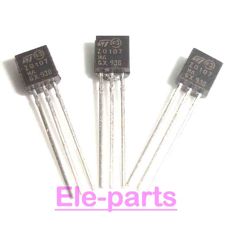 20PCS Z0607 Z0103 Z0107 ZO107 MA NA Triac 0.8A/600V TO-92 - 502