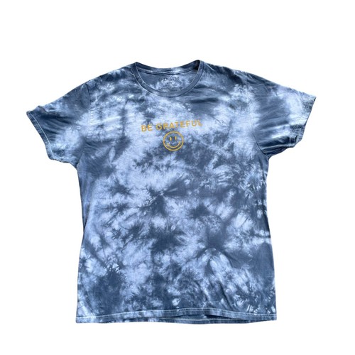 T Shirt. Gray/White Tie Dye Size 