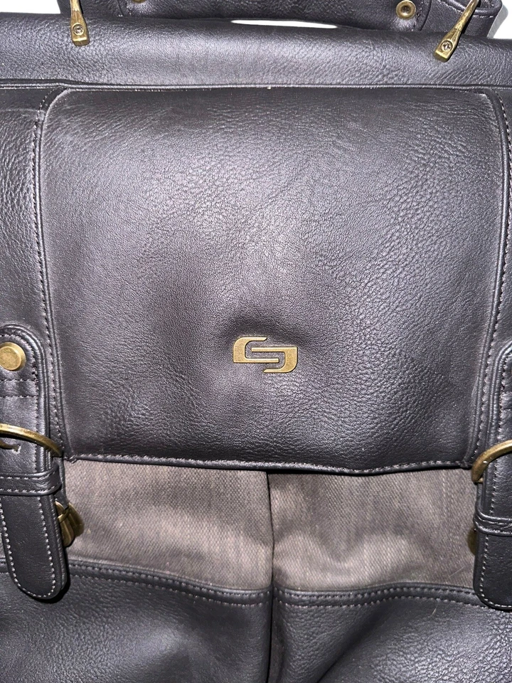 Solo New York 15.6" Thompson Laptop Briefcase Messenger Bag Espresso - Image 2 of 4