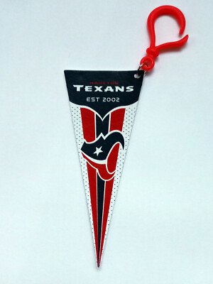 Houston Texans Mini Wimpel Clip, 11 x 4 cm, NFL American Football, Neu