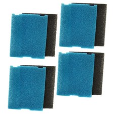 4x HQRP Coarse and Flat Box Filter Pads for Tetra Pond 26592 / FK5 / FK6 / SF1