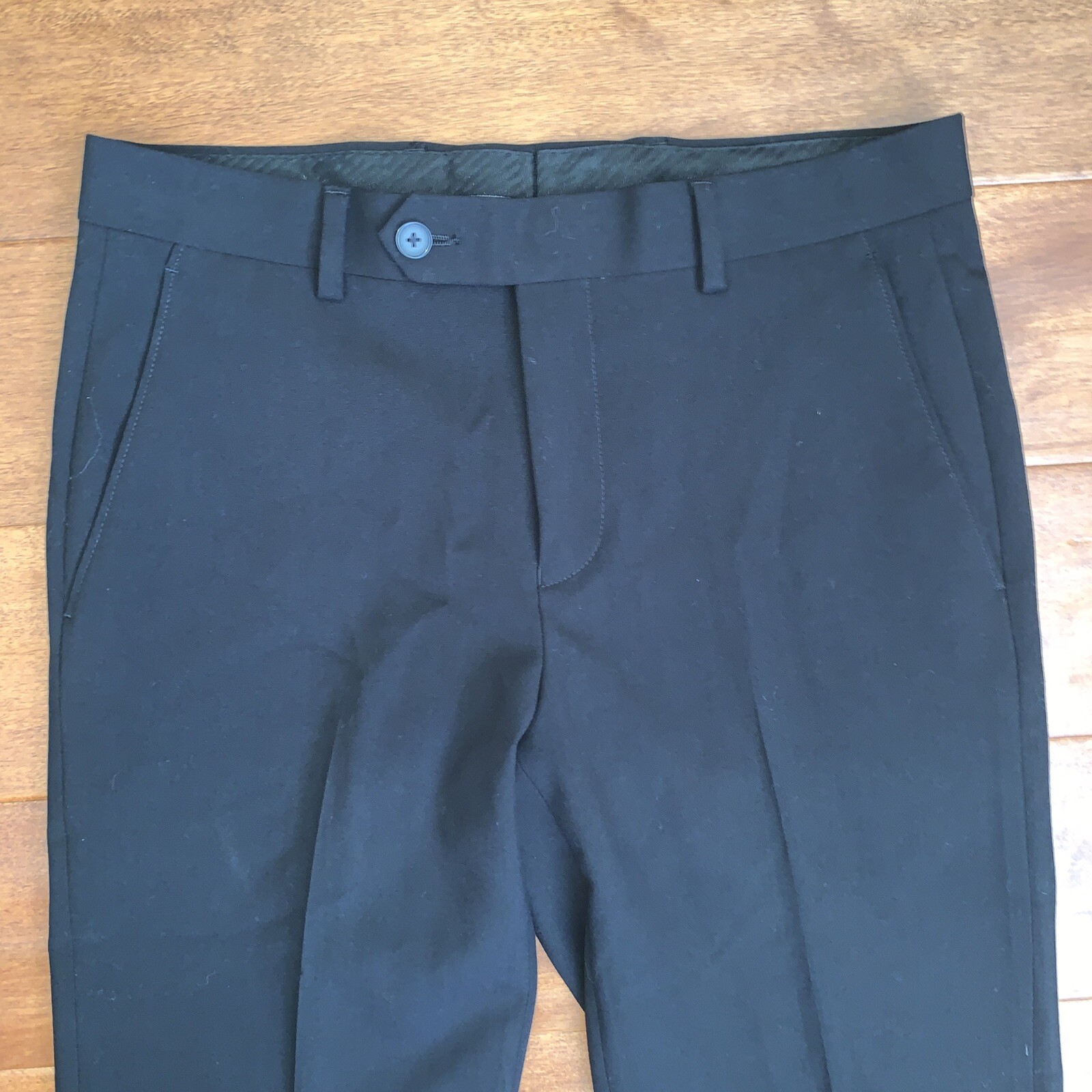 CALVIN KLEIN Men's Black Suit Formal Dress Pants 29W … Gem