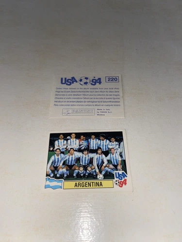 IMAGE STICKER AUTOCOLLANT PANINI FOOTBALL MARADONA ARGENTINE USA 94 FOOT 1994
