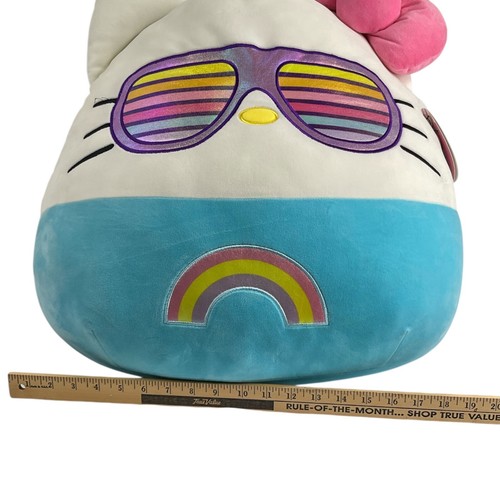 Sanrio Squishmallows Hello Kitty 20 Zoll Sonnenbrille Sommer Plüsch SIL-34947 selten neu - Bild 7 von 12