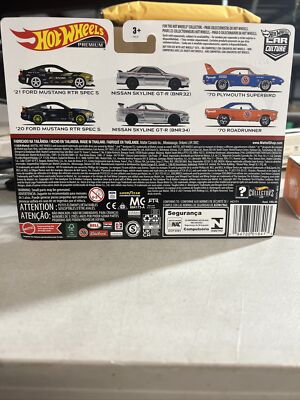 Hot Wheels 1/64 Ford Mustang RTR Spec5 2-Pack Car Culture 2021 - Neuf