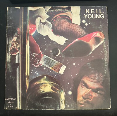 Neil Young - American Stars 'N Bars - Reprise MSK 2261 OG '77 VG+/VG Crazy Horse