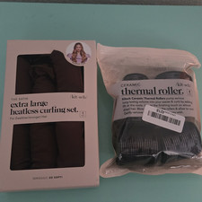 Kitsch Satin XL Heatless Curling Set w/ 8 Ceramic Rollers 1.5in