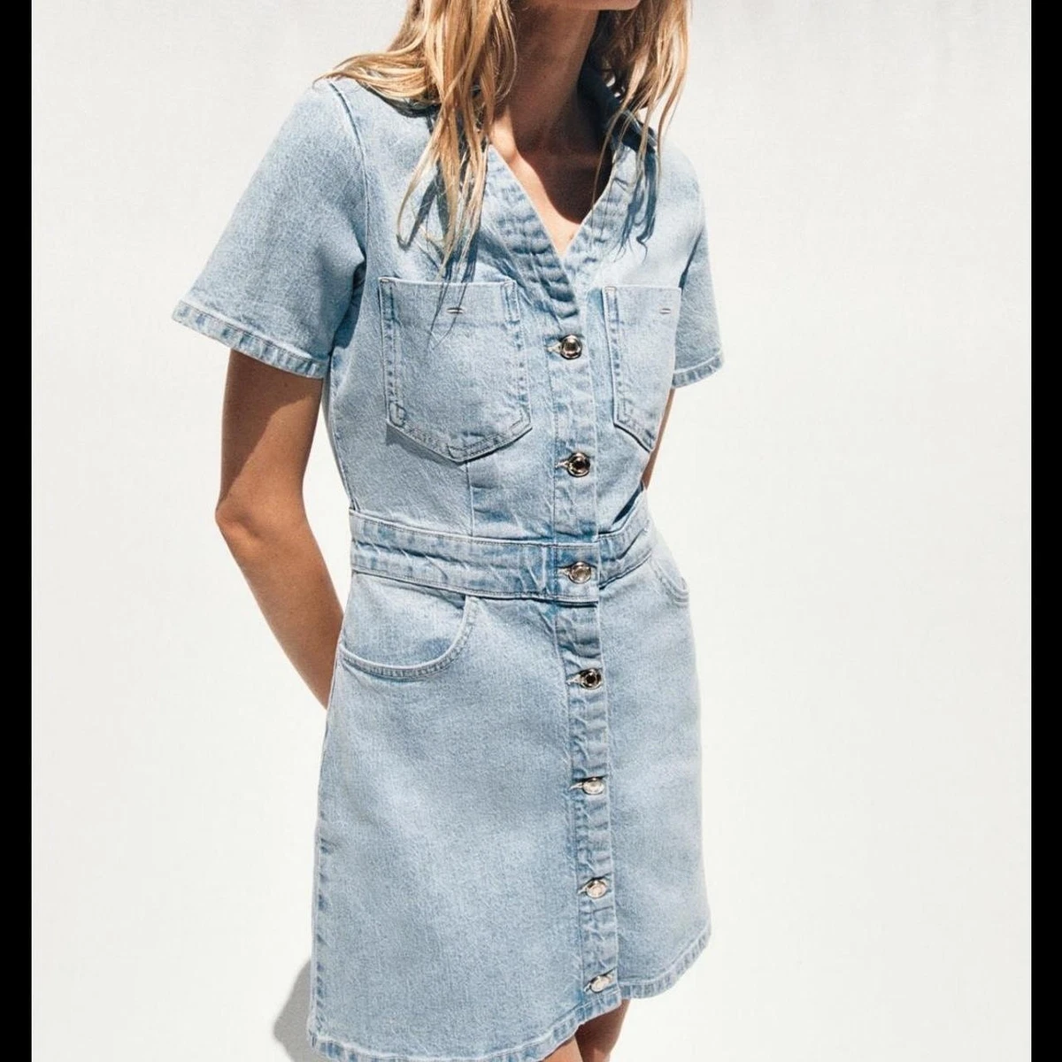 zara denim dress ebay Zara Denim Short Dresses for Women for sale