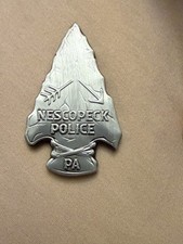 Nescopeck Police Coin – Pennsylvania Arrowhead Design Law Enforcement