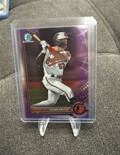 2022 Bowman Draft Chrome Purple Refractor Orioles #BDC-133 Cesar Prieto /250