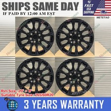20 For Toyota Tundra Trd Black Wheels Sequoia Trd Rims 2022-2026 75276 Set 4