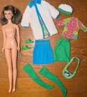 🌺 VTG Francie #1234 The Combination  COMPLETE 1969 Mattel Outfit + DOLL!MINTY