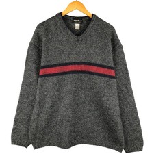 Vintage 1990'S Eddie Bauer wool knit sweater Made in USA Men's XL