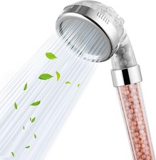 Filtered Handheld Shower Head - High Pressure 3 Spray Setting Showerhead Filter
