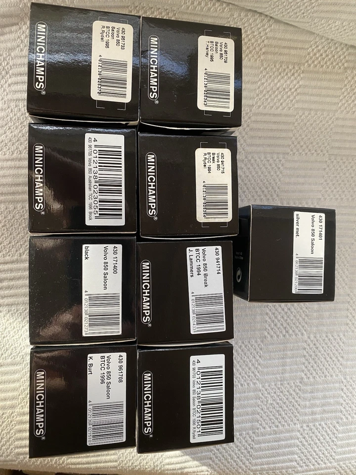 Minichamps Volvo 850 Sedan And Touring Wagon Series Complete all 9 Cars. - image 2 of 4