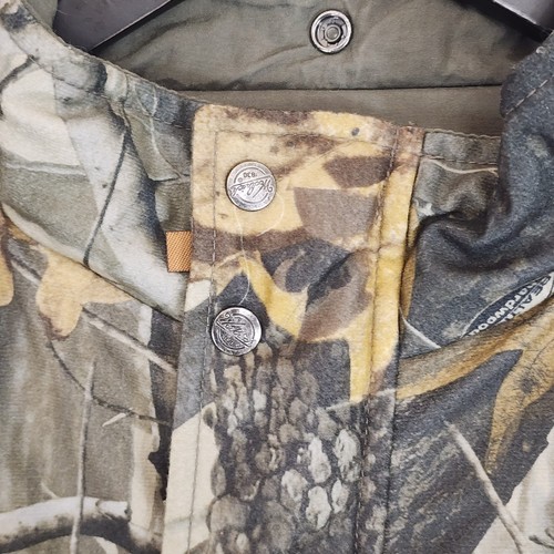 VTG Woolrich Jacket Mens XL RealTree Camo Hardwoods Reversible Hunting Coat - Picture 4 of 13