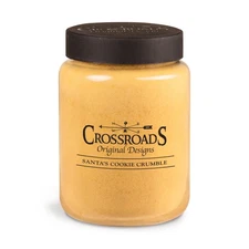 Crossroads Santa's Cookie Crumble Scented 2-Wick Candle 26 Ounce
