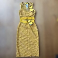 Gucci x Adidas GG Tulle Top Size S and Skirt Size XS Set Yellow