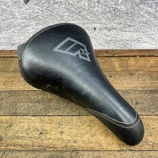Vintage MIrraco BMX Seat Black Padded Wide Loaf Mid School Mirra Freestyle