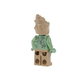 1x Lego Minifigure Pirates of the Caribbean Pirate Hadras Sand Green Shell 4183 poc015