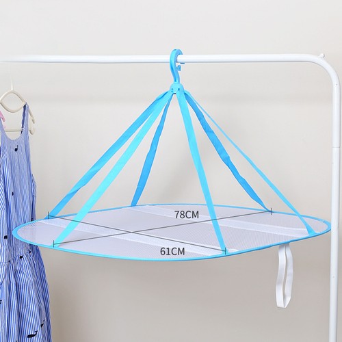  Cesta de lavandería plegable para secado de ropa estante plegable para colgar ropa - Imagen 11 de 12