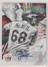 2019 Panini Diamond Kings DK Signatures Holo Gold 42/49 Jeff McNeil Auto 0bz