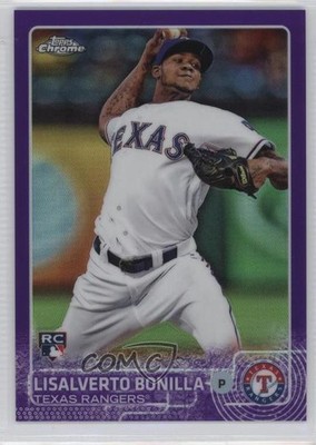 2015 Chrome Purple Refractor 7/250 Lisalberto Bonilla Lisalverto Rookie RC l8m