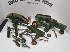 VINTAGE ERTL ESKA PARKER 1/16 JOHN DEERE TRACTOR & EQUIPMENT LOT