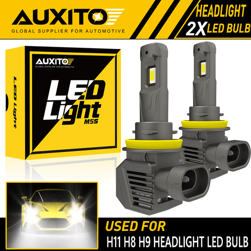 AUXITO H11 LED Headlight Kit Low Beam Bulb Super Bright 6500K Bulbs M5S USEAH