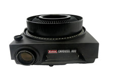 Vintage Used Black Eastman Kodak Carousel 800 Projector with Slide Wheel  Box