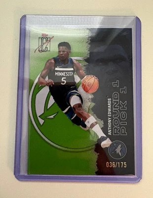 Topps Signature Class 2026 Anthony Edwards /175 Round 1 Pick 1 #68 036/175 - Bild 1 von 3