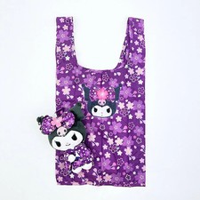 Sanrio KUROMI Plush Type Eco Bag SAKURA KIMONO NEW Sanrio Characters