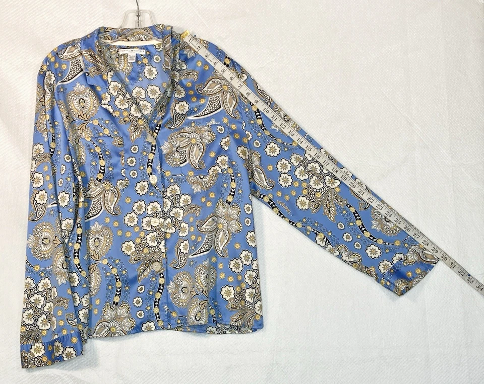 Tommy Hilfiger Ropa de Dormir Pijama Conjunto Mujer XL Azul PJ Salón Cómodo Dormir Suave Foto 4 de 4