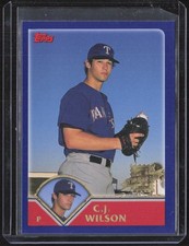 2003 Topps #313 C.J. Wilson Rookie