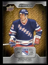 2023-24 UPPER DECK ENGRAINED OAK MIKE GARTNER /299 NEW YORK RANGERS #89