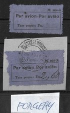 1017 - ANGOLA - 1941 - ETIQUETTES POSTE AÉRIENNE - A IDENTIFIER - NON VÉRIFIÉES