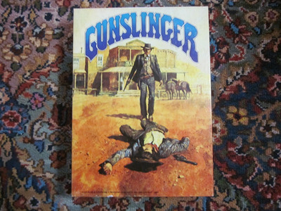 Gunslinger Game Of Western Gun Fights Avalon Hill Bookcase Game 1982, COMPLETE