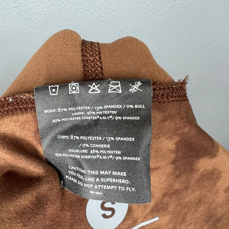 NOBULL Project Mujer Marrón Tie Dye Leggings Pantalones Gimnasio Atlético Yoga Correr Capris Foto 4 de 4