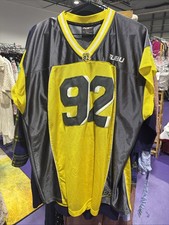 Vintage FUBU 1992 All Stars 90's Hip Hop Yellow Gray Jersey Men's XXL