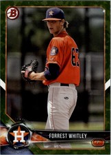 2018 Bowman Prospects Camo #BP147 Forrest Whitley - BB