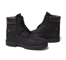 Supreme Timberland Diamond Plate 6” Waterproof Boot Black Size 11 *ORDERCONFIRM*