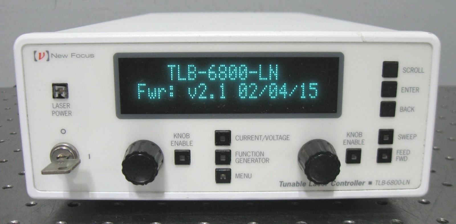 C200881 New Focus TLB-6800-LN Tunable Laser Controller w/ Key