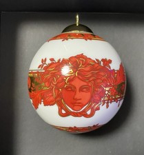 Rosenthal Versace Garland Kugel Baumschmuck Rot 1. Wahl Neuwertiger Top Zustand