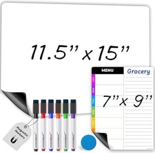 Magnetic Whiteboard for Fridge - Dry Erase White Board for Home, Office  Cla...