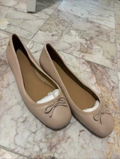 Tory Burchy Ribbon Flat Womens Size 6 New Without Box
